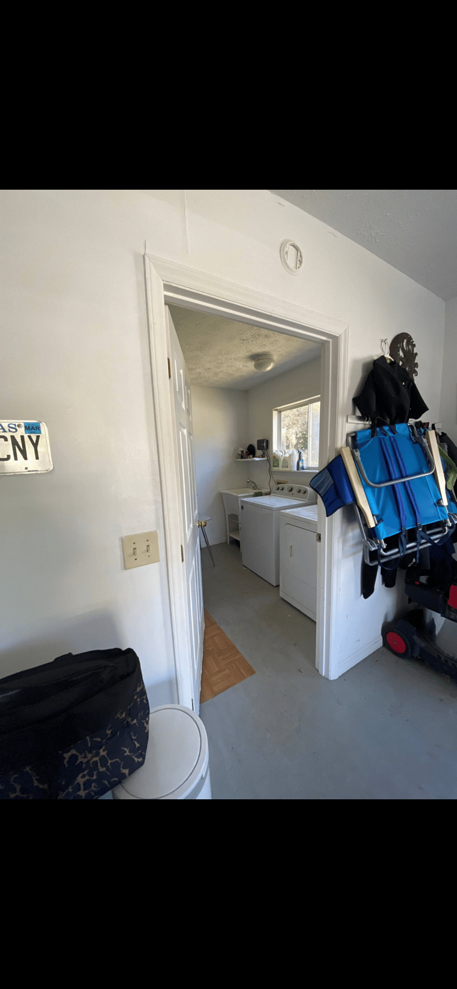 laundry room/workshop