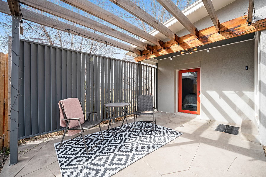 Front patio. Just outside of private room entrance.