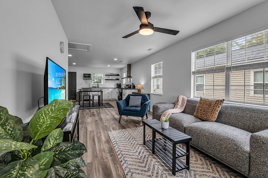 Open concept living space