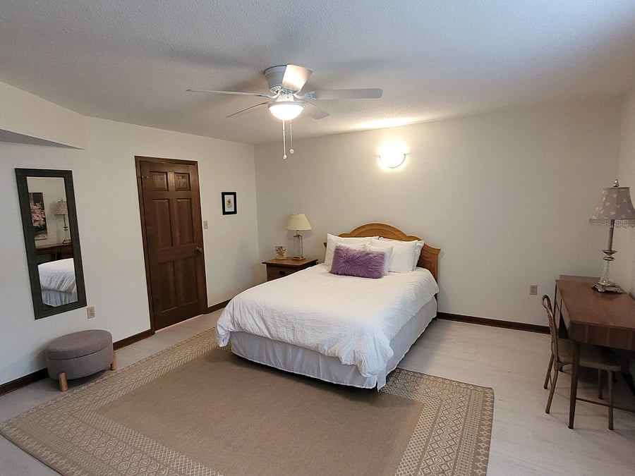 First level queen bedroom