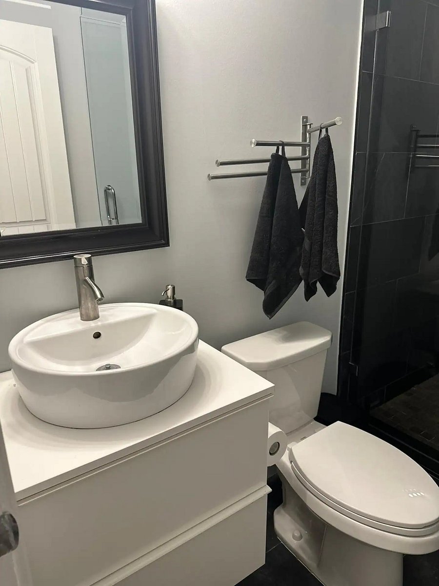 Bathroom with Toiletries 
