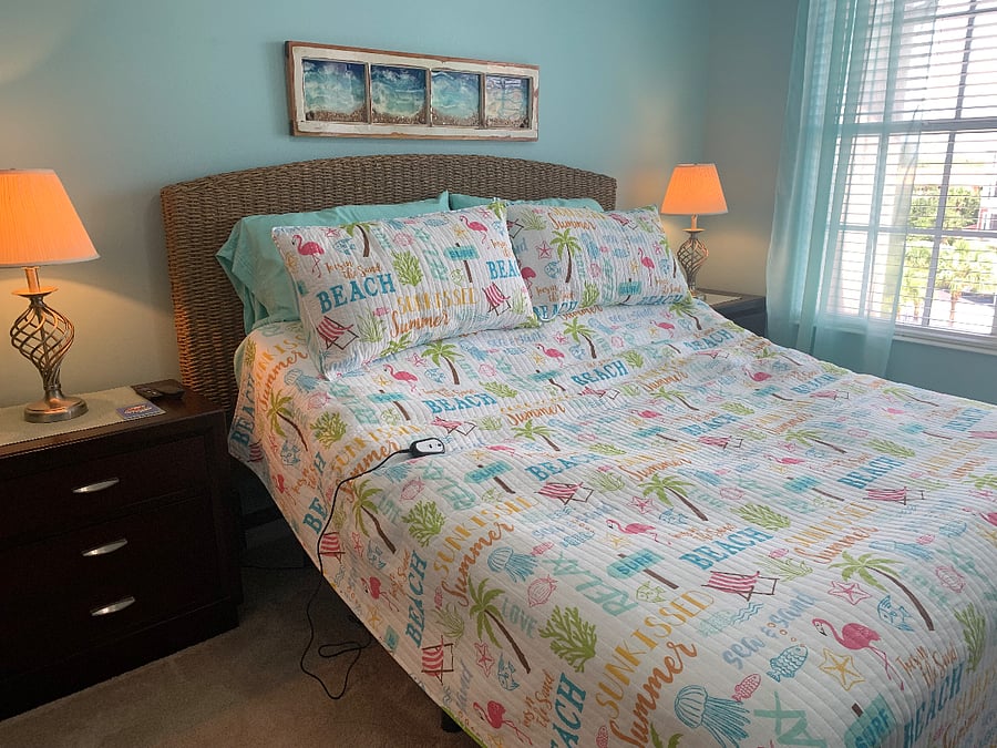 Bed raises for watching TV or reading