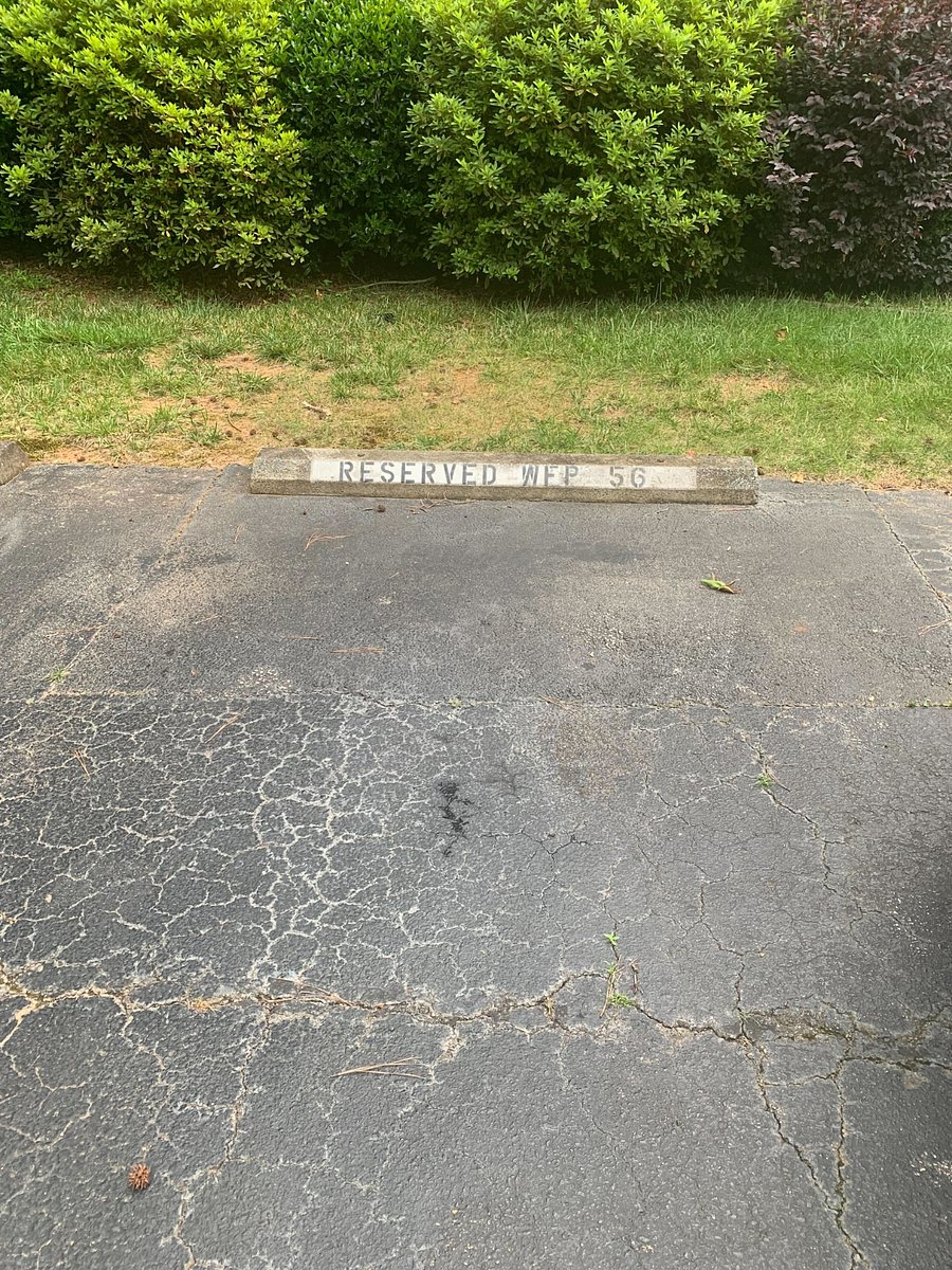 Assigned parking spot