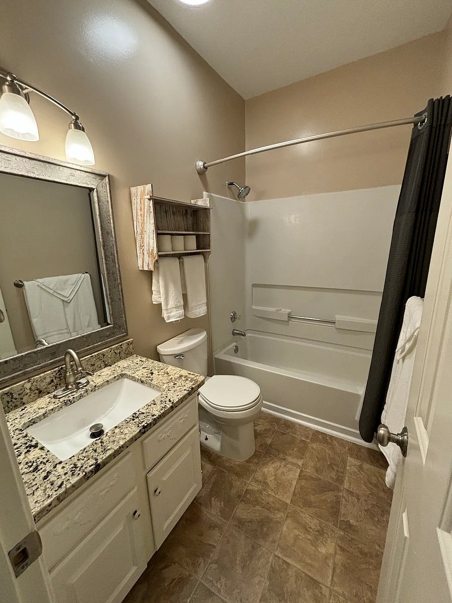 Hallway bathroom