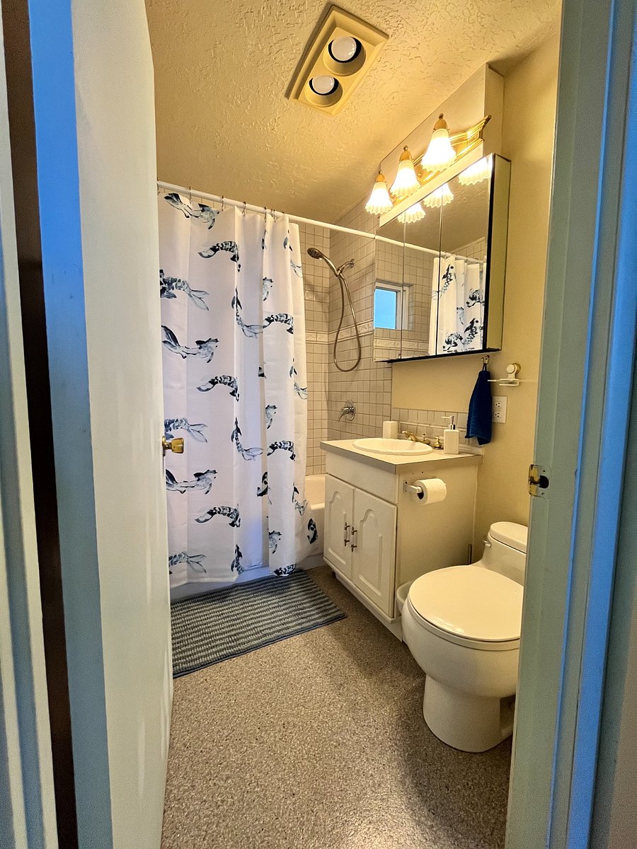 2nd bathroom at end of hallway