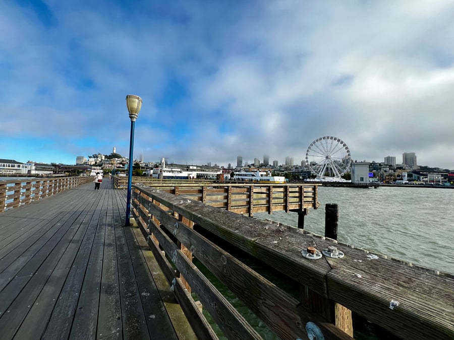 Take a walk along the pier