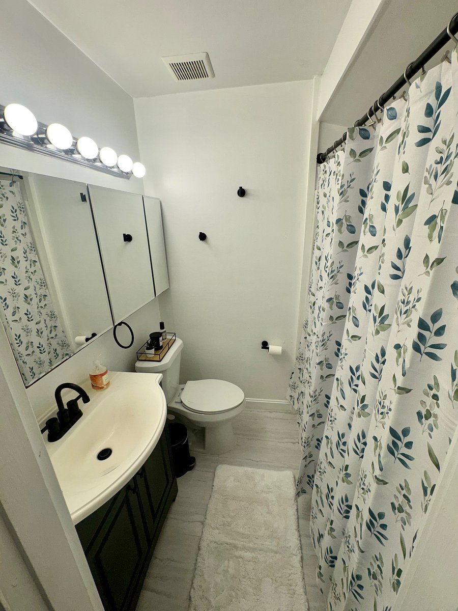 Master bath - shower with tub