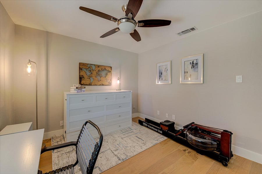 Third bedroom with rower.