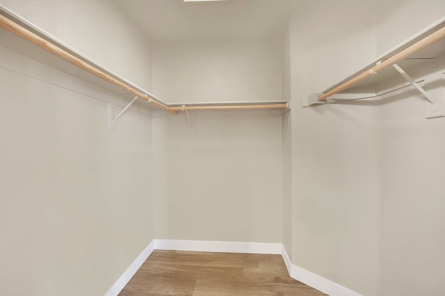 Primary closet