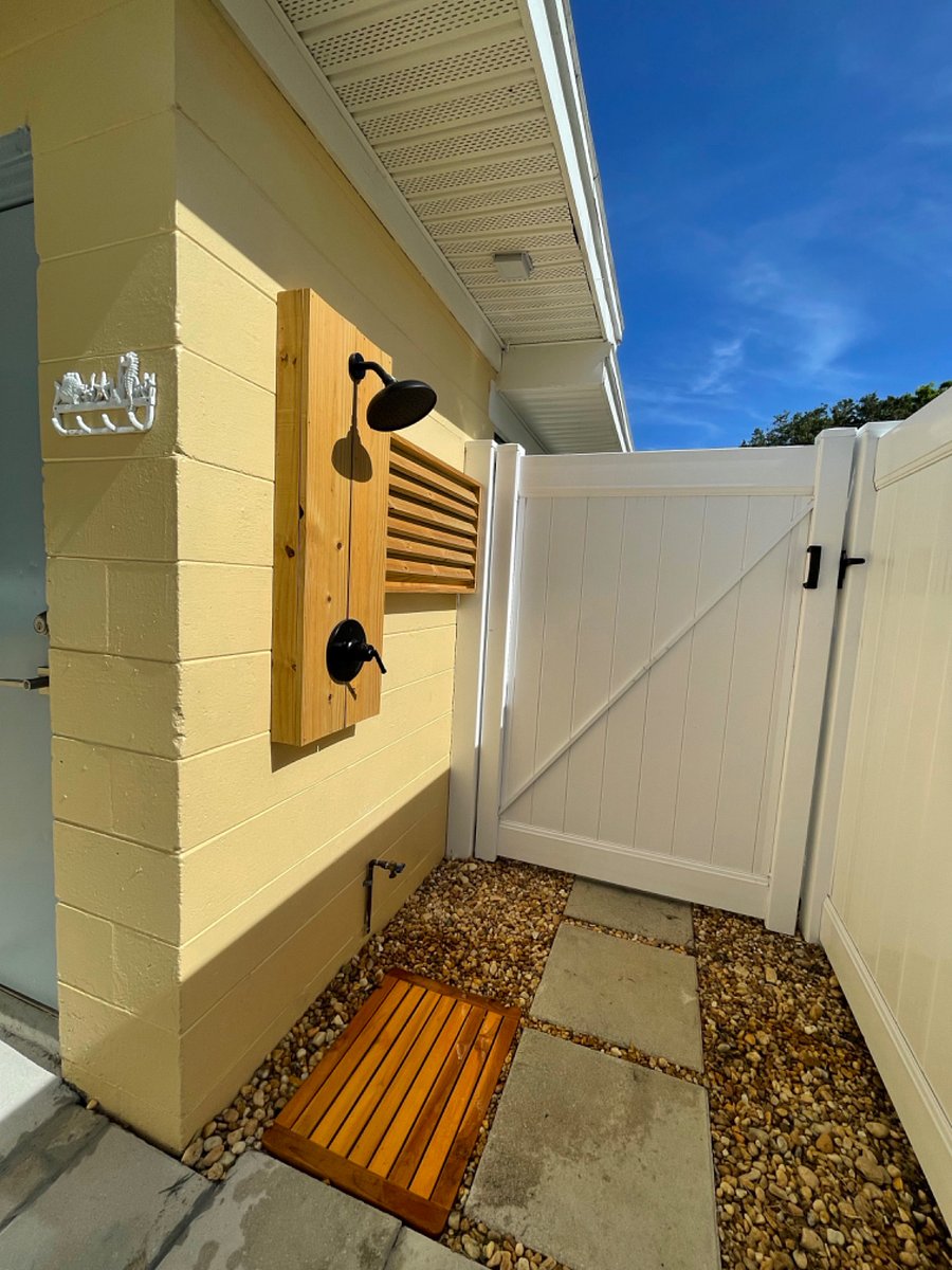 Outside shower