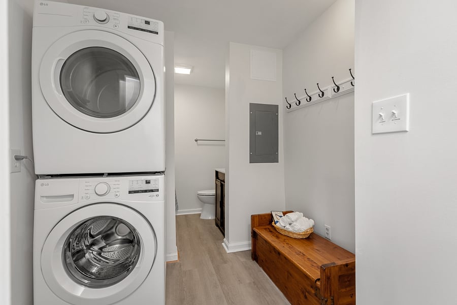 Laundry area.