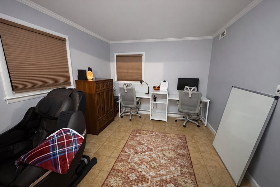 Dual Office Setup with  Full Body Massage Chair