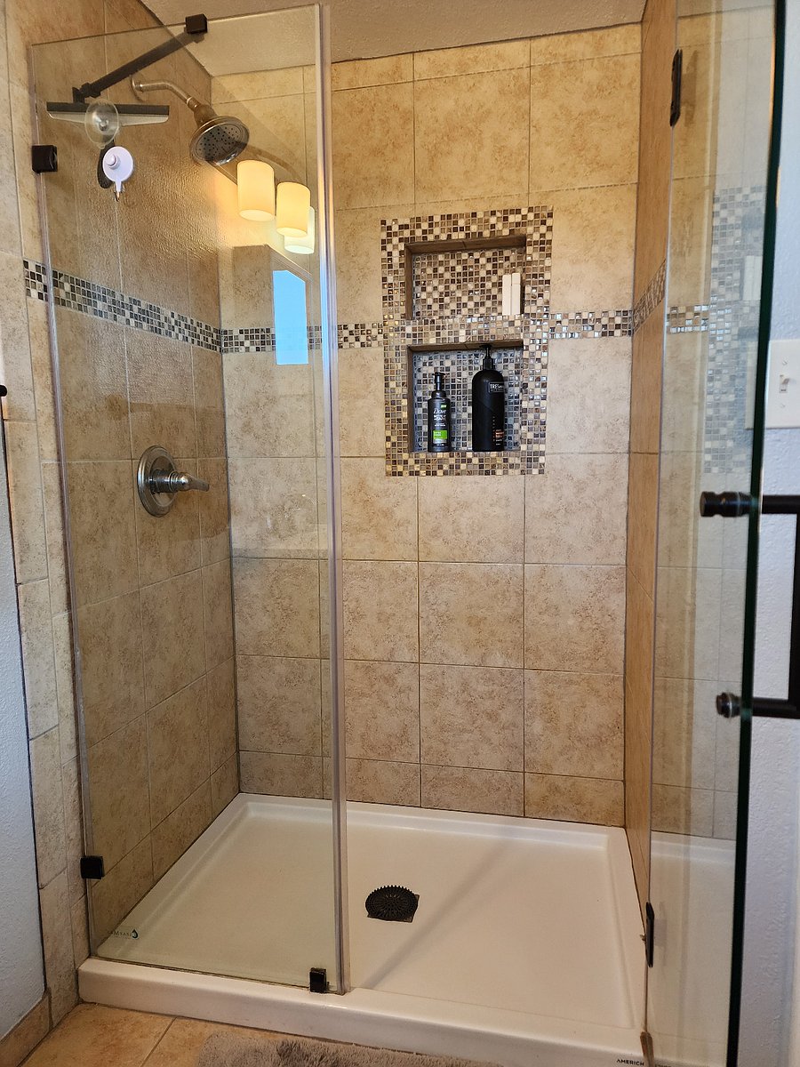 Recently Updated Walk In Shower.