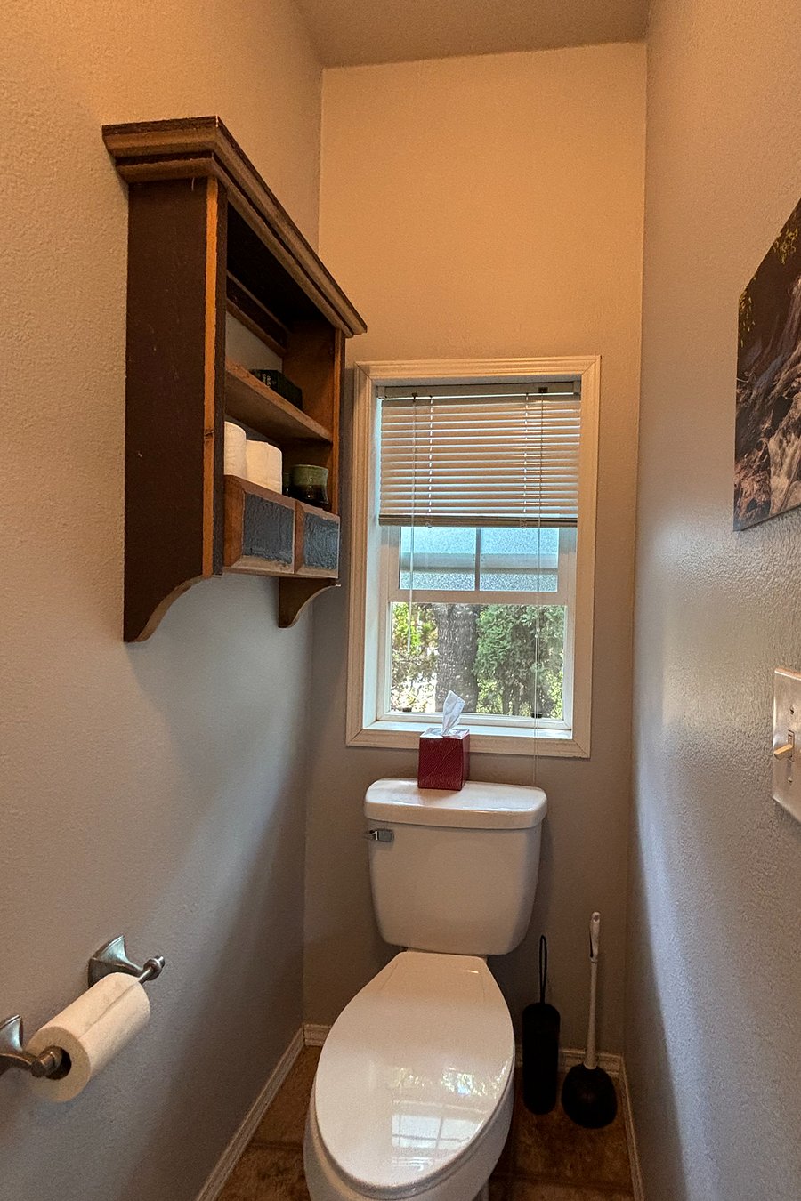 Master bath private toilet