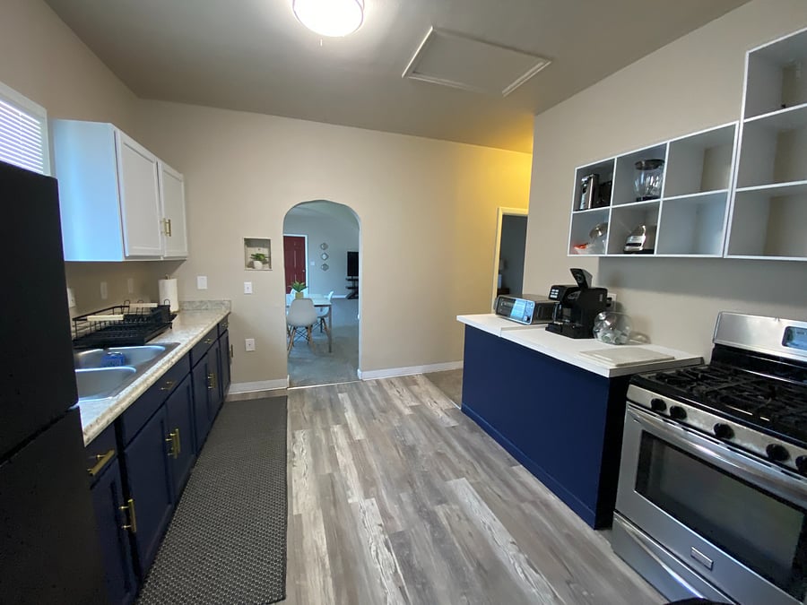 Fully equipped kitchen