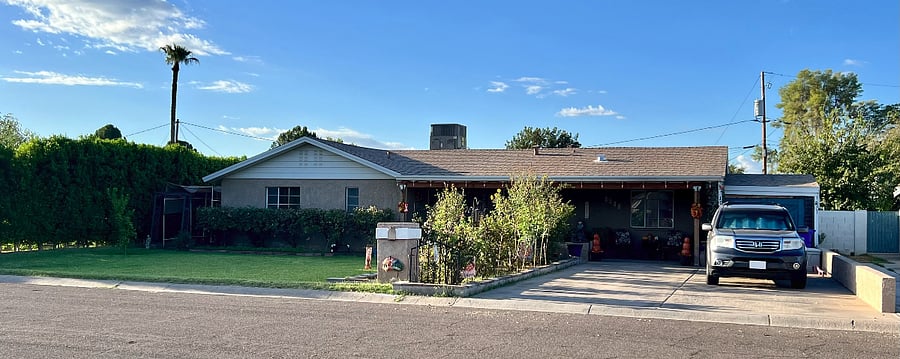 Front of the house