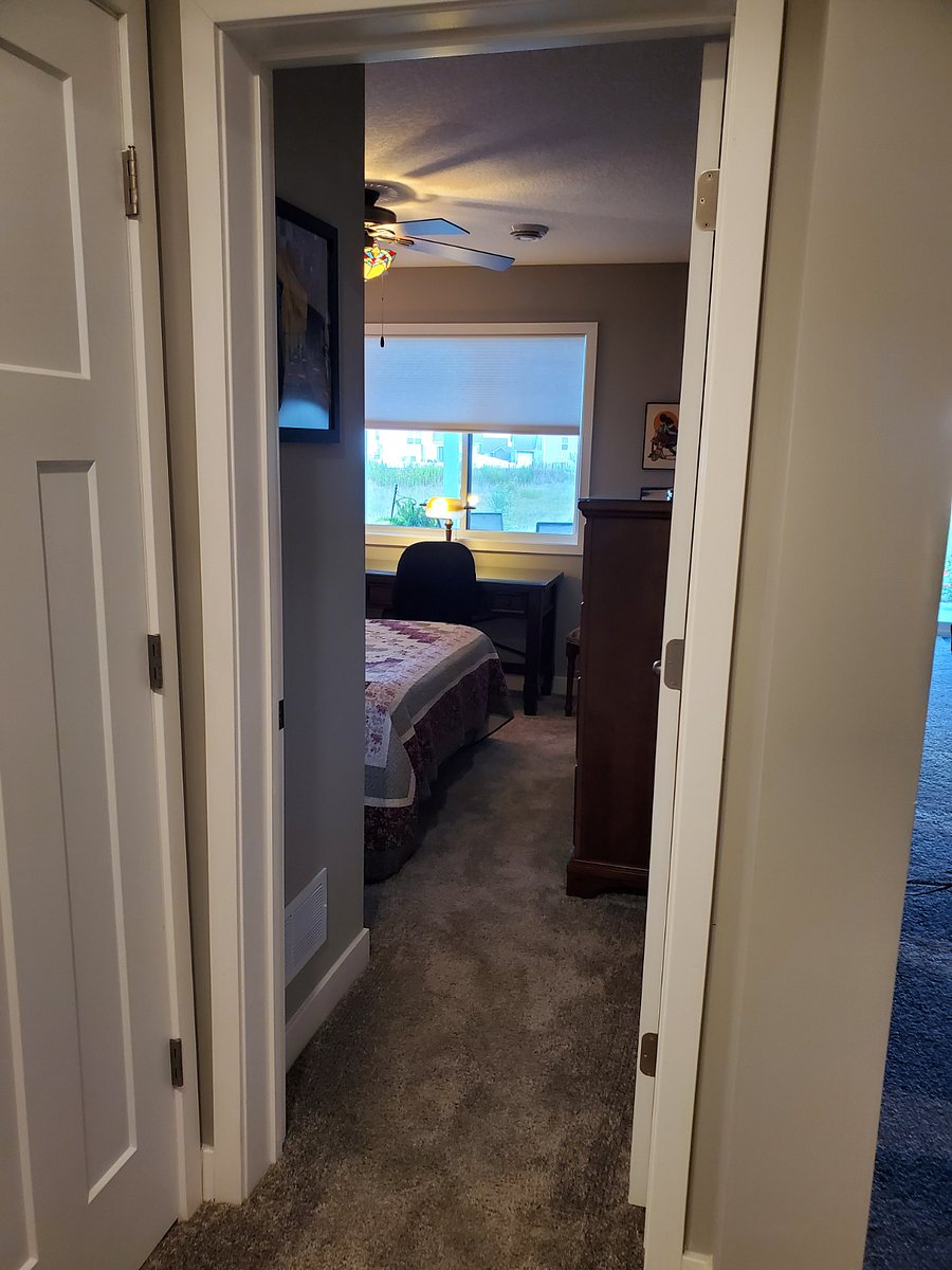 Entrance to your room next to private bath