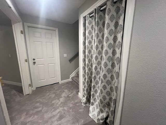 Landing at bottom of stairs
