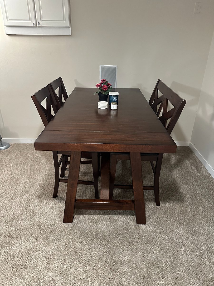 Large pub-style dining table