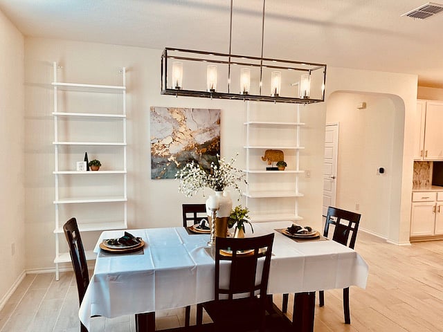 Dining room close up