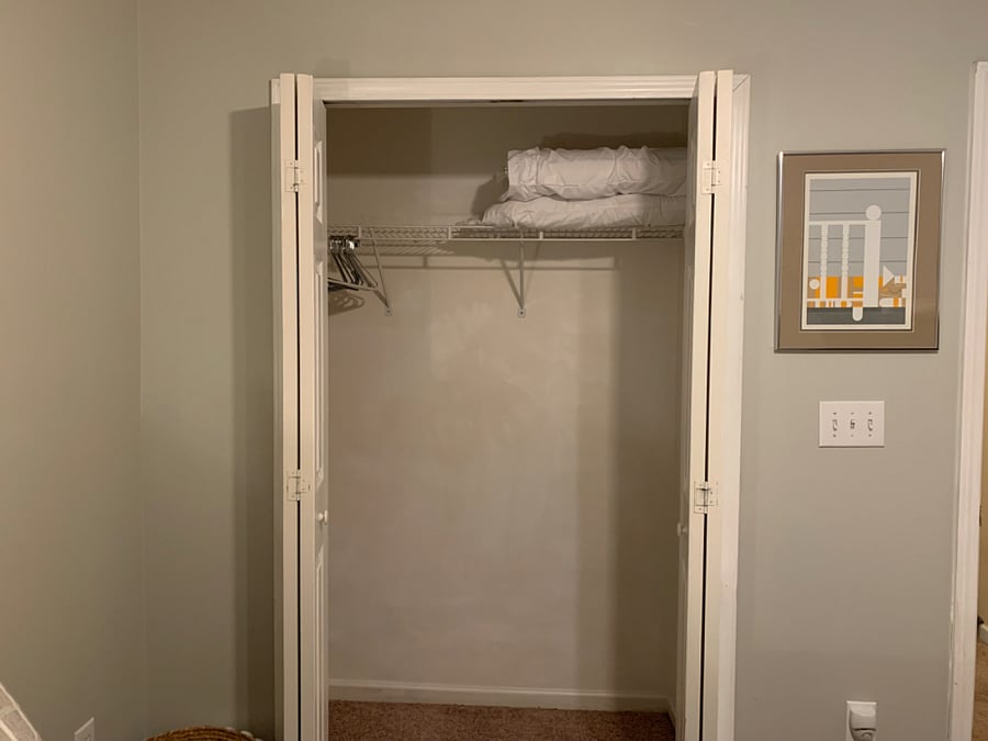Bedroom closet.