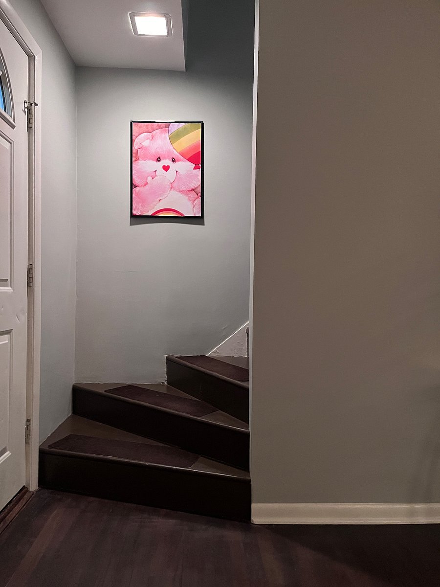 On the way to the Care bear room or Paris Room