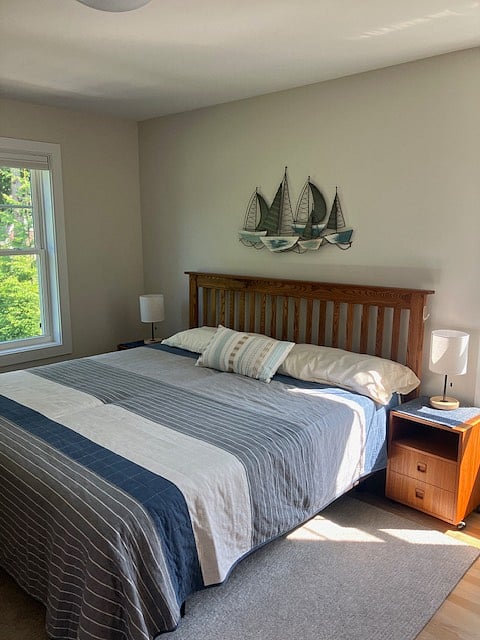 Master bedroom on first floor