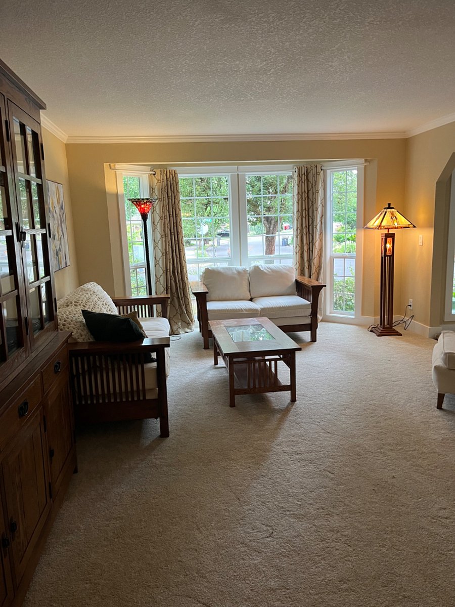 The living room is a shared space. 