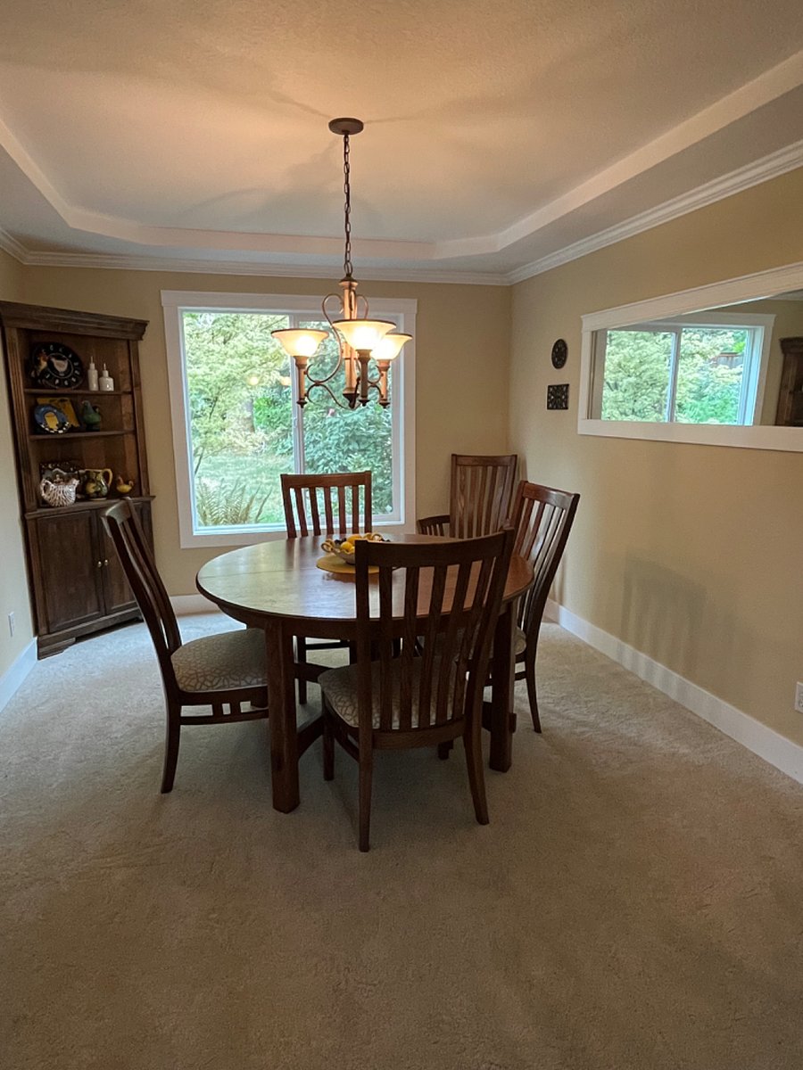 The dining room is a shared place. 