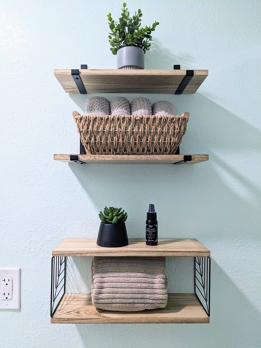 Floating shelves