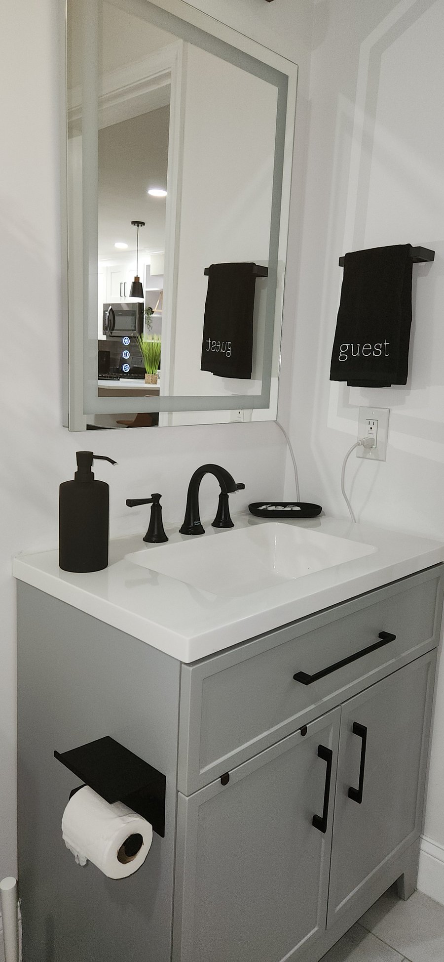 LED Anti-Fog touch mirror