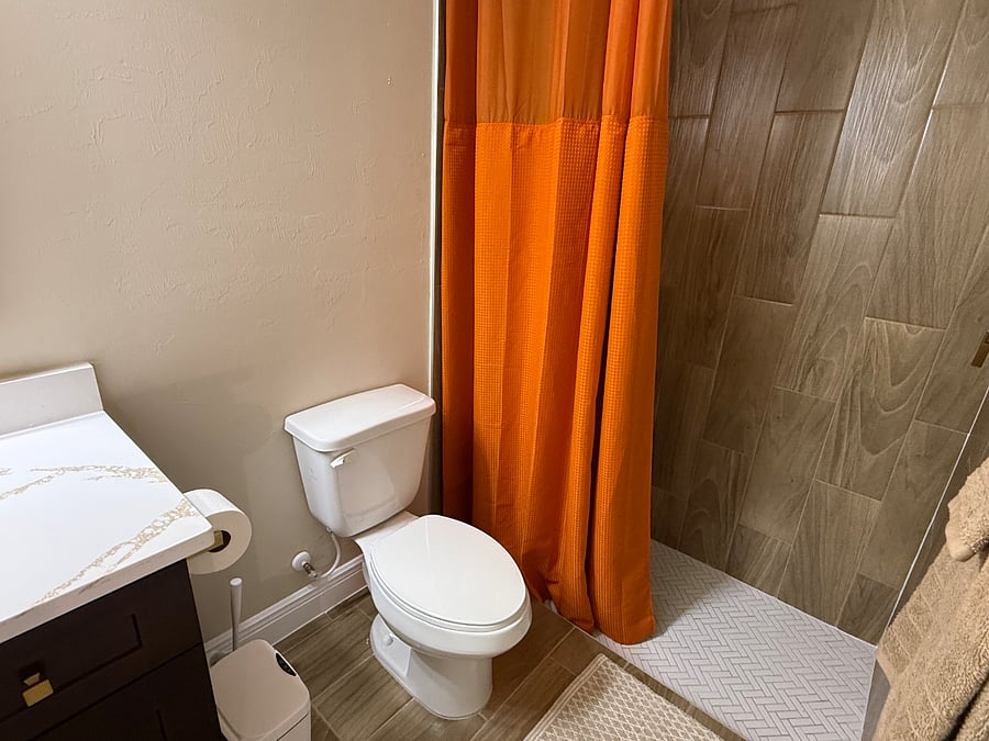 Bedroom #1 - en-suite bathroom, walk-in shower