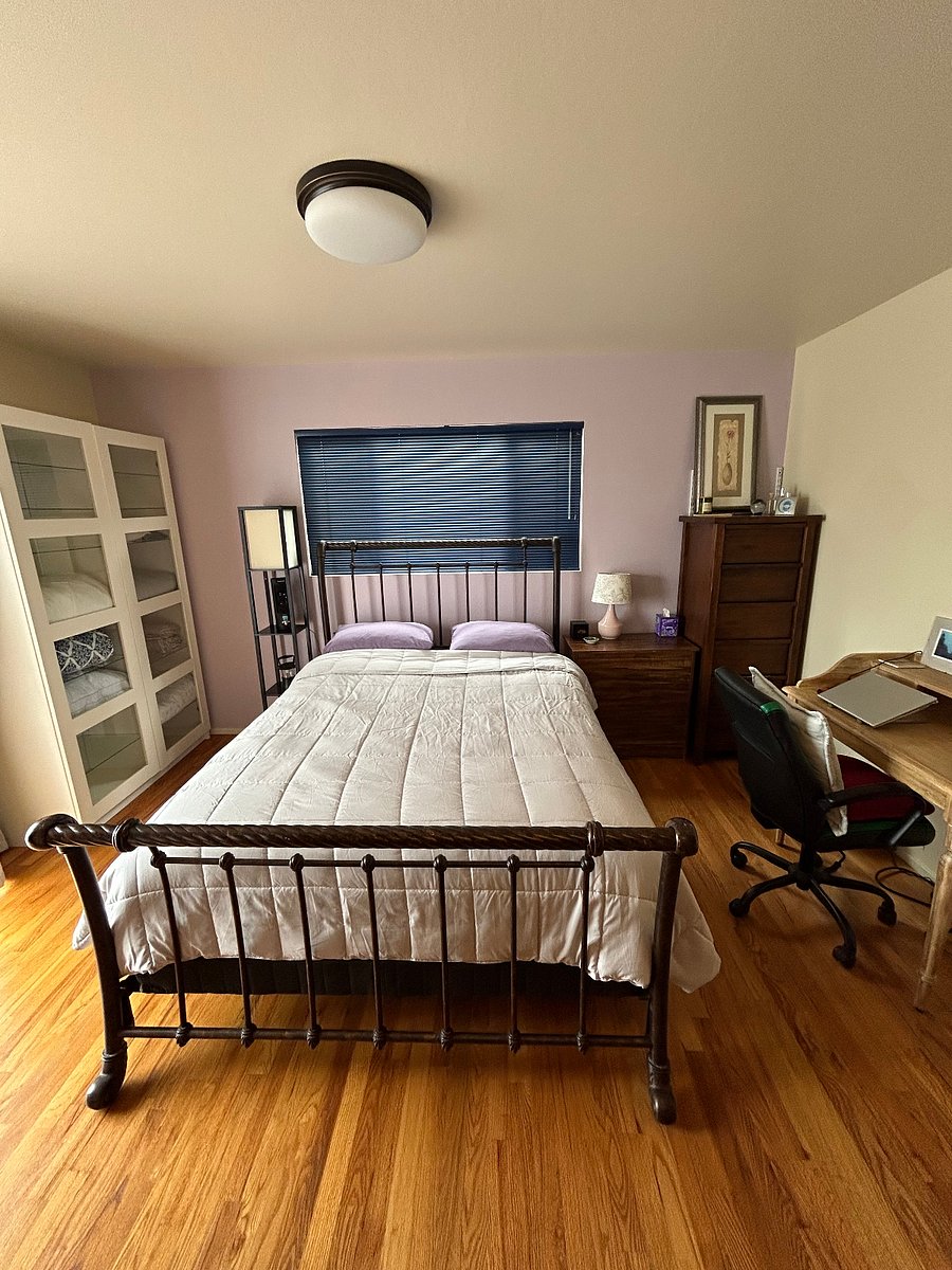 Master bedroom with closet