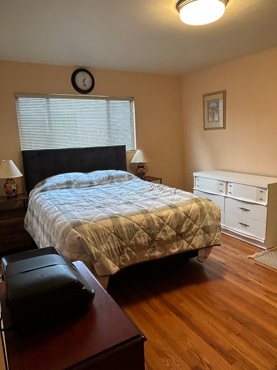 2nd Bedroom with shared bathroom and closet,