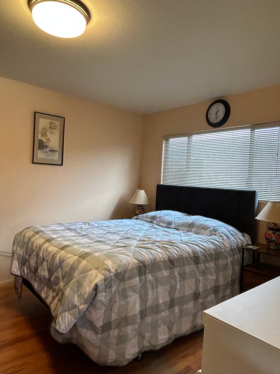 2nd Bedroom with shared bathroom
