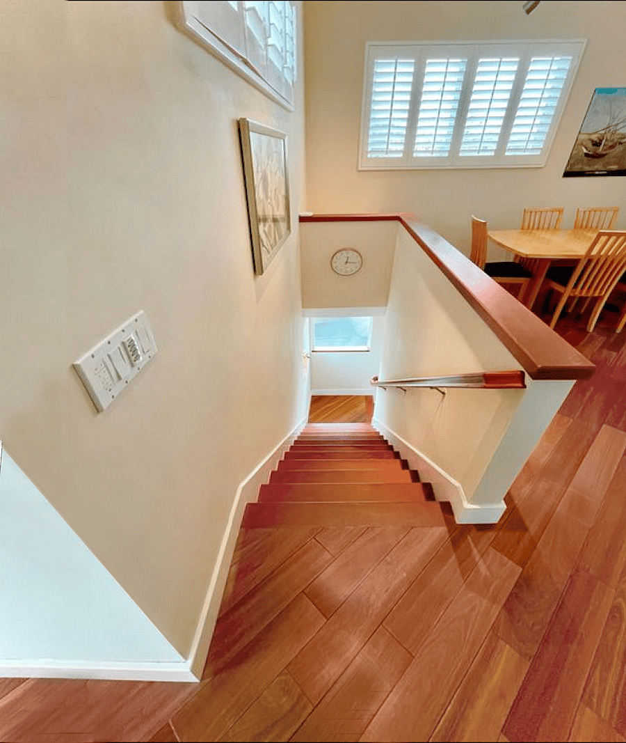 Second floor location catches cool afternoon breezes.