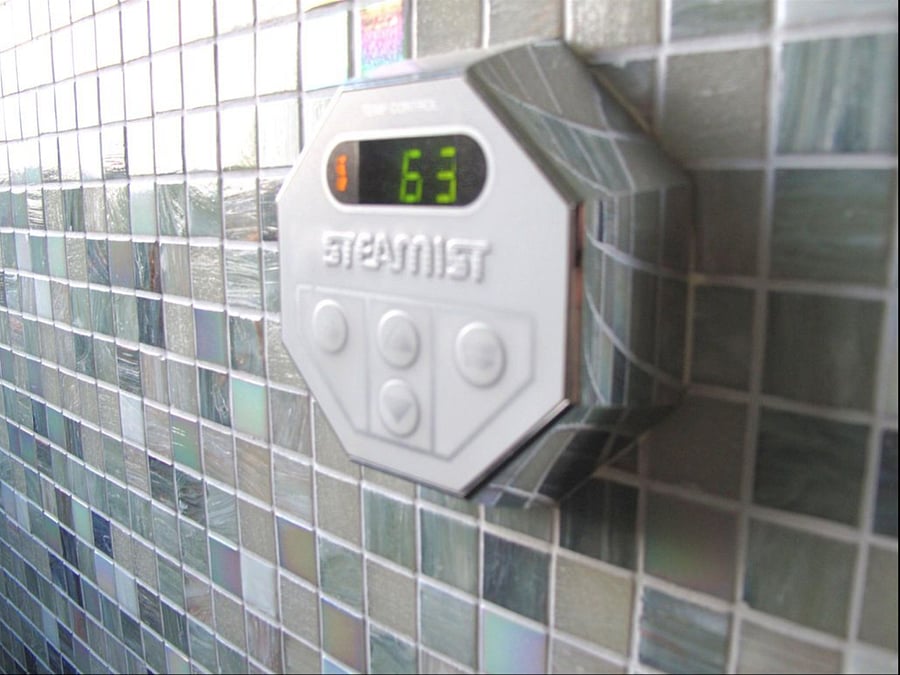 Steam shower controls