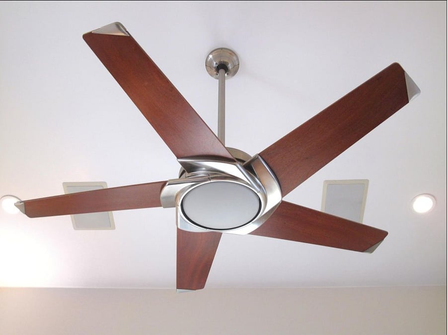 Three ceiling fans
