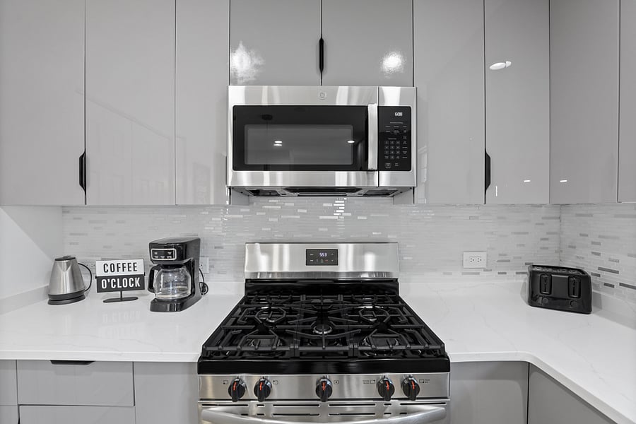 Fully equipped kitchen to cook your own meals