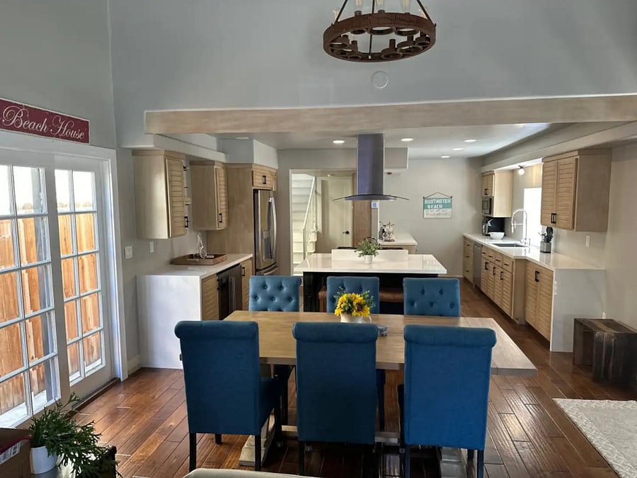 Dining Area and Fully Equipped Kitchen and Wine Bar