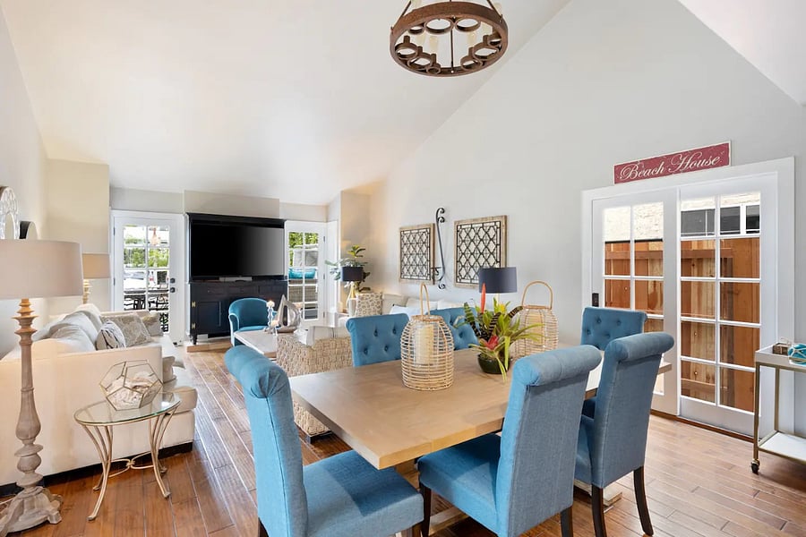 Dining Area and Living Room