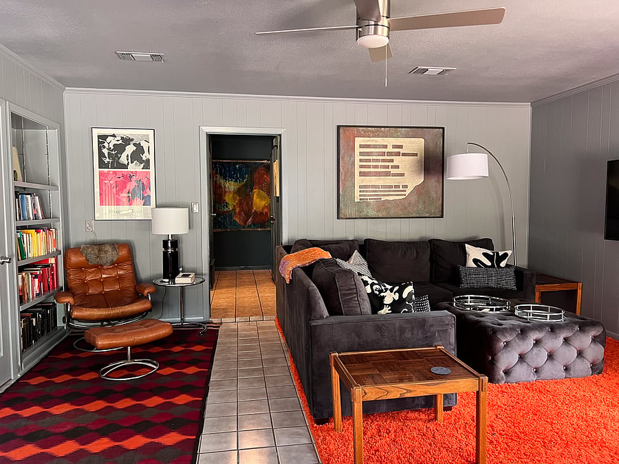 Reading nook in 2nd living room.