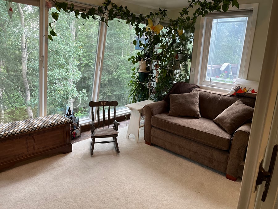 Private sunroom