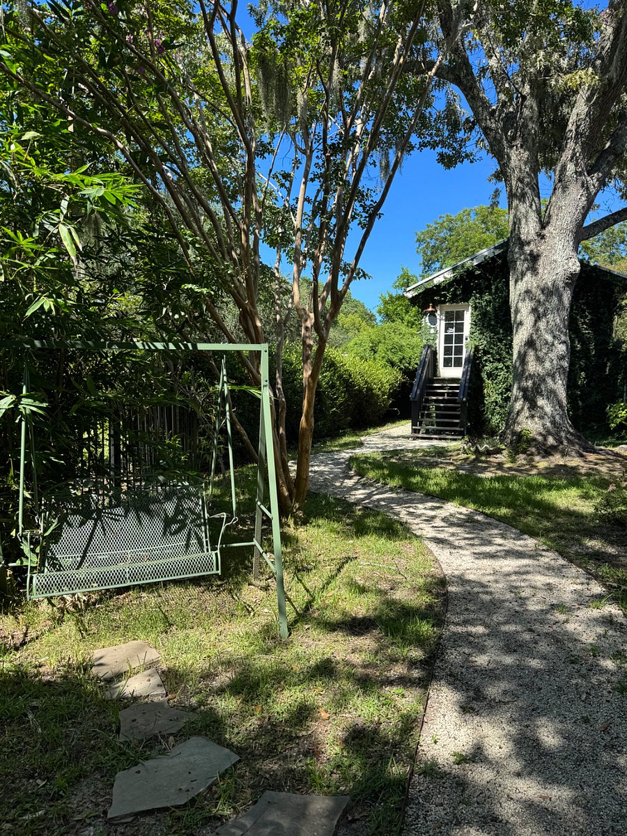 Path that leads past the she shed to the She Shack