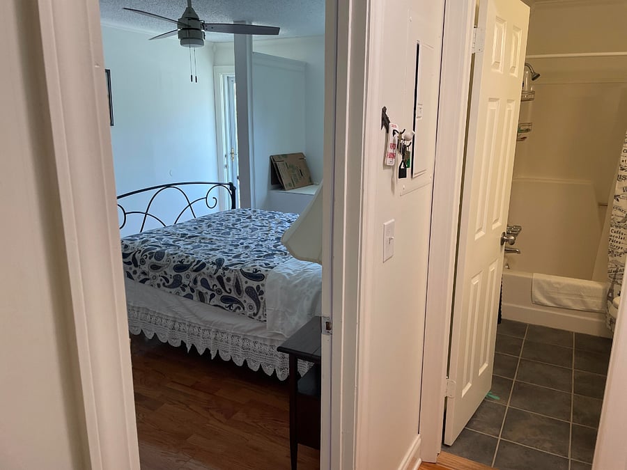 bedroom #2 adjoining bathroom
