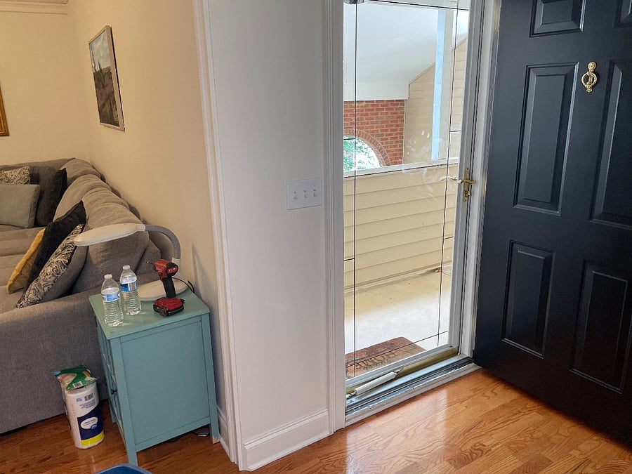 entrance in main area for bedroom #1