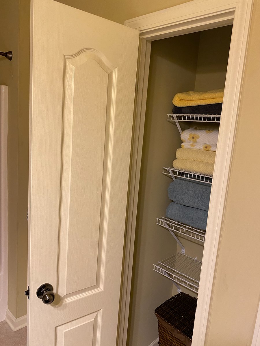 Bathroom linen closet