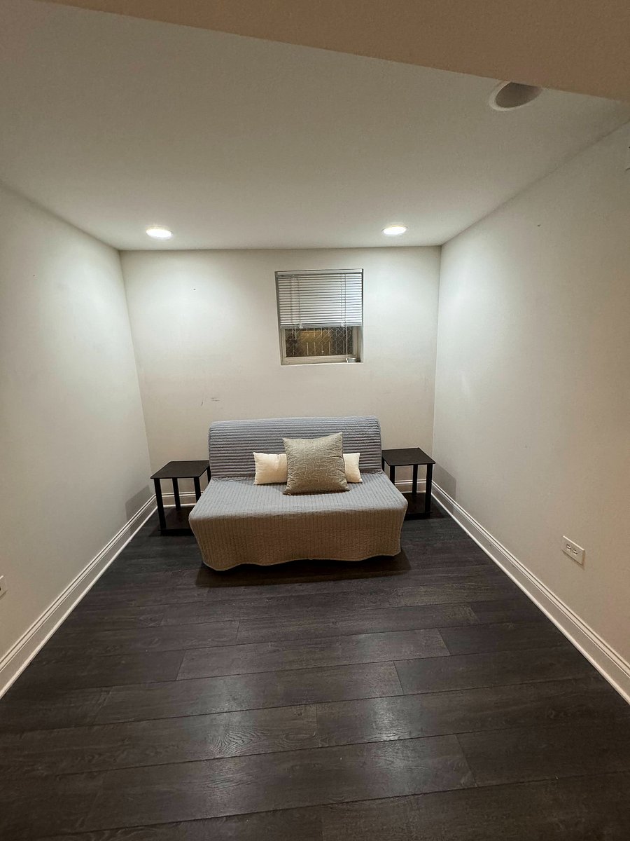 Will have desk + workspace in addition to futon by 9/1