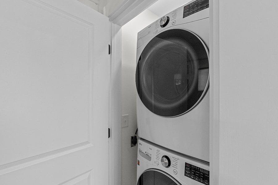 Laundry stacker: washer & dryer