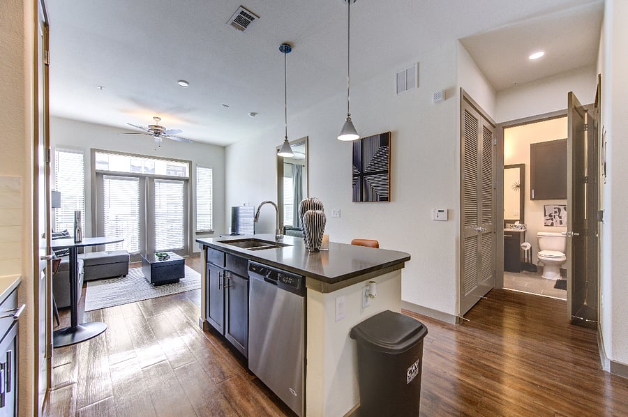 Open apartment view